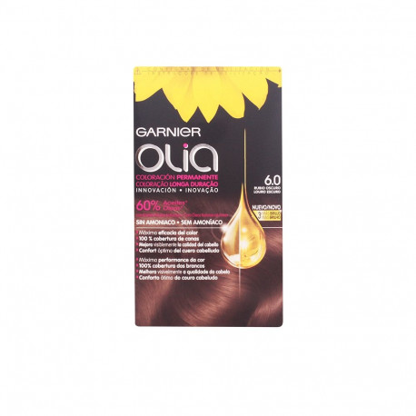 GARNIER OLIA coloración permanente sin amoniaco #6.0-rubio oscuro 1 u