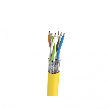 Cable S/FTP FRNC Cat7 BKT 695 ORANGE Wire RAL 1021 23AWG (500m)