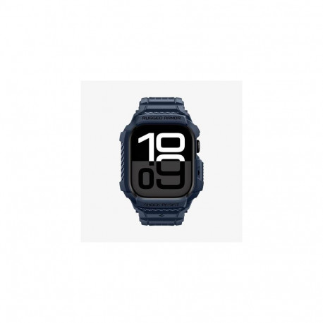 Spigen Rugged Armor Pro 2 Apple Watch 10/11 (42mm) Case + Band Navy Blue