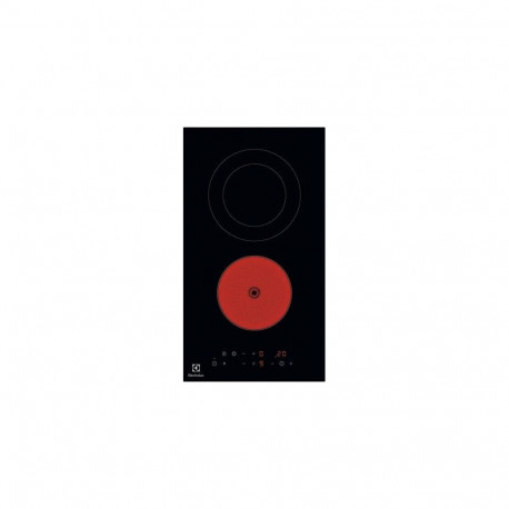 Electrolux LHR3233CK Black Built-in 29 cm Ceramic hob 2 zone(s)