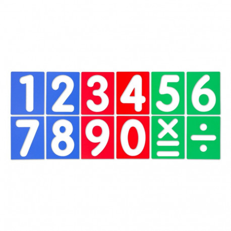 Shabloonid, numbrid 0-9, kõrgus 16 cm