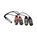 Atomos XLR (input/output) Balanced XLR breakout cable