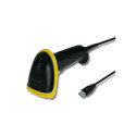 Qoltec 50867 laserlugeja 1D | 2D | USB | must
