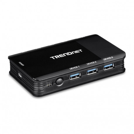 "TRENDnet TK-U404 4-Port Sharing Switch 4 PC/1 User USB 3.1"