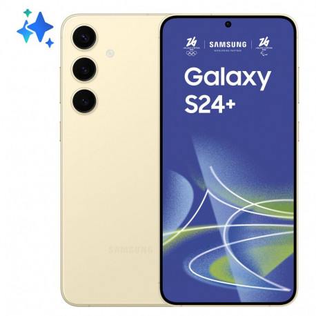 """Samsung Galaxy S24+ S926 5G Dual Sim 12GB RAM 512GB - Amber Yellow"""