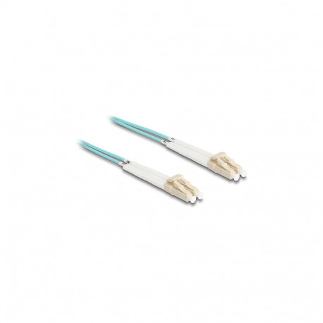 "Delock LWL Kabel LC Duplex zu LC Duplex Multimode OM3 winkelbar 0,5 m"