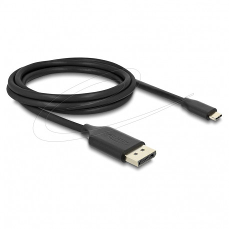 "USB Type-C™ zu DisplayPort Kabel (DP Alt Mode) 8K 60 Hz mit HDR Funktion 2 m schwarz"