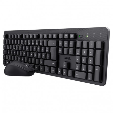 "Trust TKM-360 - Tastatur-und-Maus-Set - DE schwarz (“b2b brown box"")"