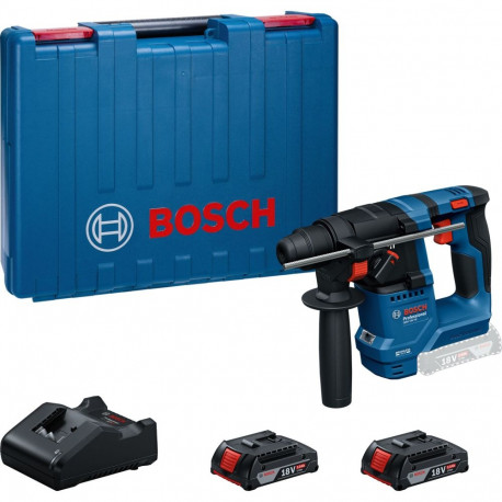 Powertools akupuurvasar GBH 18V-18 Professional 18V 2x 2,0Ah liitium-ioonakut kohver, sinine/must
