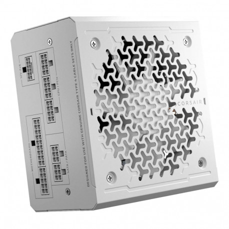 Corsair toiteplokk RM750e 750W 80+ Gold ATX3.1 PCie5.1 modulaarne 120mm, valge