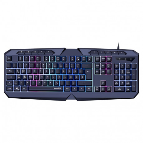 "Speedlink Gaming Tastatur LUDICIUM. RGB Rainbow. schwarz retail"