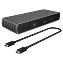 ICY BOX dokkimisjaam Thunderbolt 4 Type-C 4xUSB-A/3xUSB-C/HDMI, must