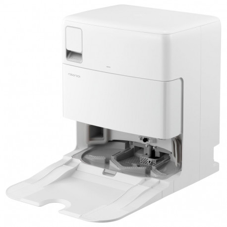 "Qrevo Plus Weiß (Version mit Wasseranschluss) Saug-Wisch-Roboter mit Reinigungsstation"