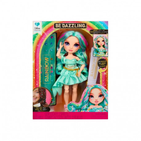 Lalka rainbow high be dazzling, celine turquois