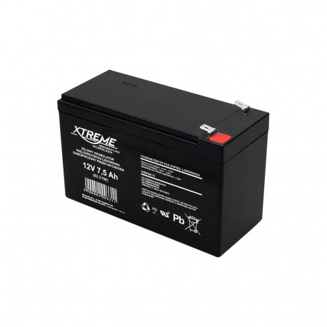 82-219# Akumulator żelowy 12v 7.5ah xtreme 150x100x65_6,5
