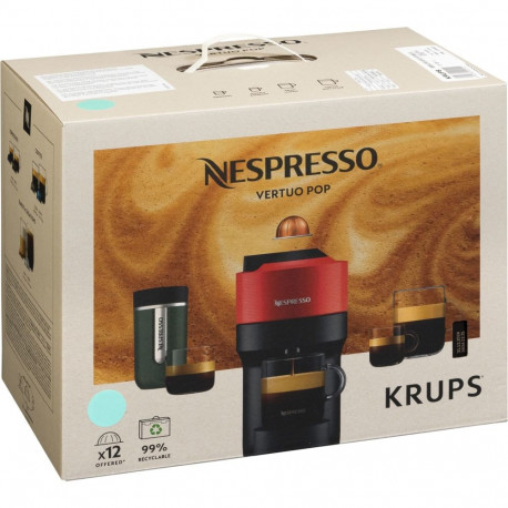 Krups kapselkohvimasin Nespresso Vertuo Pop XN 9204, mündiroheline