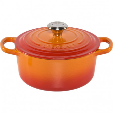Le Creuset Signature Cast Iron Round Casserole 18 cm volcanic