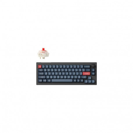 Keychron V2 Max keyboard Universal USB + RF Wireless + Bluetooth Black, Carbon