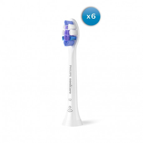 Electric Toothbrush Head - Philips Sensitive HX6056/87 6-Pack Extra Soft