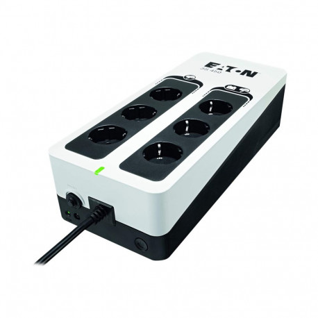 Eaton 3S Gen2 UPS DIN, 450 VA, 270 W, sisend: Schuko, väljundid: (3) Schuko, (3) Schuko ainult ülepi