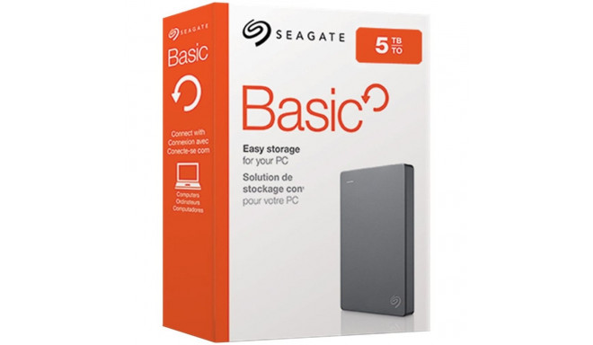 Seagate external HDD Basic 2.5" 5TB USB 3.0