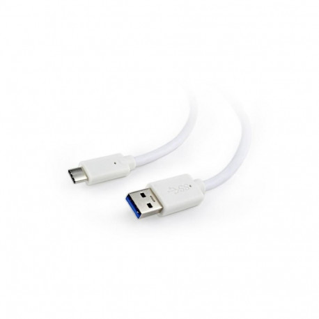 Gembird CABLE USB-C TO USB3 0.1M WHITE/CCP-USB3-AMCM-W-0.1M