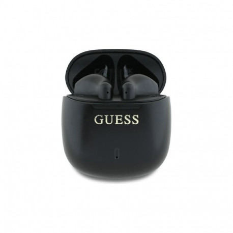 Guess Printed Classic Logo Bluetooth Wireless Headphones - Black