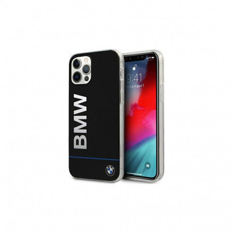 BMW Hardcase Signature Printed Logo Case for iPhone 12 / 12 Pro - Black
