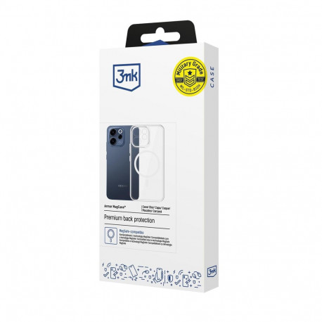 3mk Armor Magcase for Oppo Reno 15 F 5G / Reno 15 FS 5G (CPH2801) - Transparent