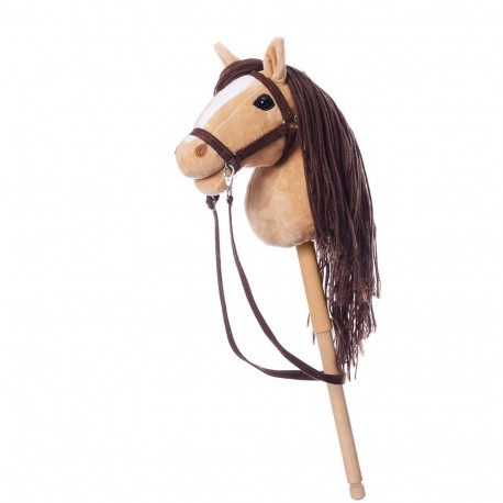 Koń na kiju hobby horse hoppihorse a4 beżowy