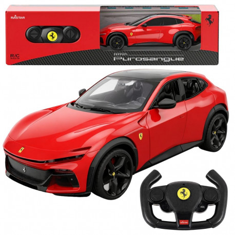 Rastar kaugjuhitav auto Ferrari Purosangue RC 1:24, punane