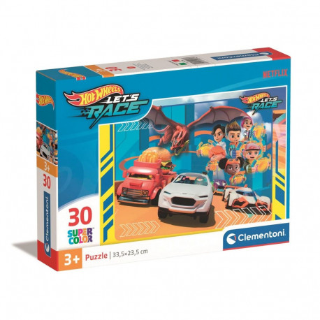 Clementoni pusle 30 Super Color Hot Wheels 20284
