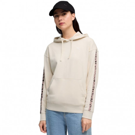 Bluza damska Puma ESS Graphic Animal Comfort Hoodie beżowa 691822 87 S