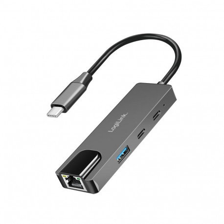 USB3.2 Gen1 hub, 3-port with 2.5G ethernet