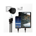 Dual USB socket adapter, 10.5W, 2xUSB-A, black
