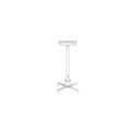LogiLink BP0157 project mount Ceiling White
