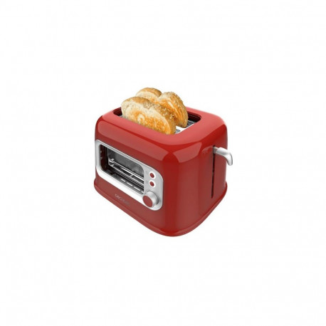Cecotec RetroVision Red 5 2 slice(s) 700 W Red, Stainless steel