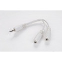 Gembird kaabel 3,5mm - 2x3,5mm 0,1m