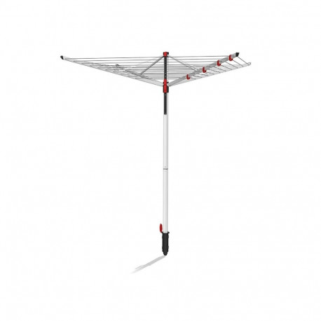 Outdoor Drying Rack - Vileda Sun Lift Compact 40m Aluminium Black/White