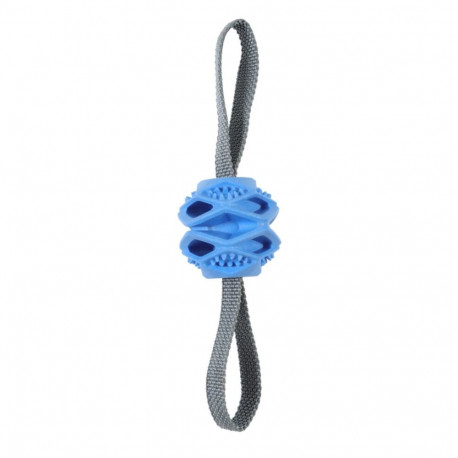 Pet Toy - ZOLUX Ball TPR Outdoor Durable with Treat Hole Blue