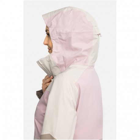 Women's Jacket - VIKING Numani Lady Waterproof Windproof Adjustable Beige/Pink