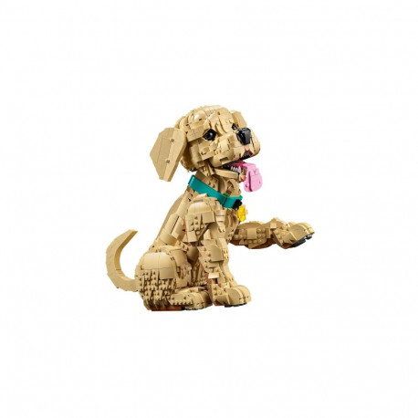 Constructor - LEGO ICONS 11384 Golden Retriever Puppy (Lego, 2102 pieces, 300 mm tall)