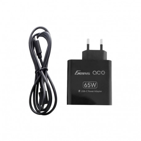 Adapter - Gens Ace 65W Power Supply Adapter (IMARS mini charger, USB-C, EU)
