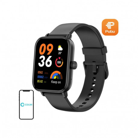 Smartwatch - COLMi P81 1.9" HD Display, Health Monitoring, Bluetooth Calling, Black