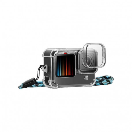 Case - PULUZ Lens Cap and Neck Strap for GoPro Hero 9/10/11