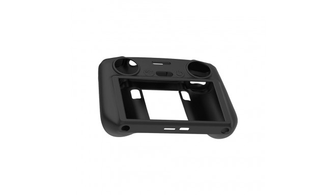 Case - Puluz Silicone Protective Case for DJI RC 2 Controller Black