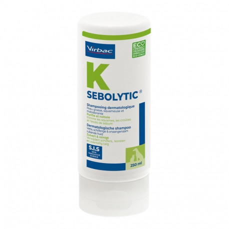 Pet Shampoo - VIRBAC Sebolytic Shampoo for Dogs and Cats 250 ml