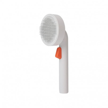 Pet Grooming Tool - Petkit Grooming Brush Flexible Metal Needles Easy Cleanup