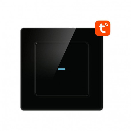 Smart Light Switch - AVATTO N-TS10-B1 WiFi, 800W, TUYA, Black