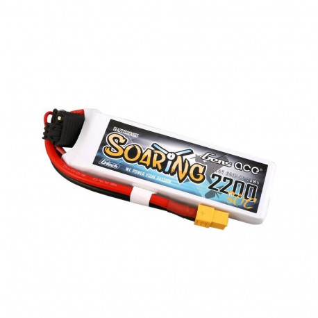 Battery - Gens Ace G-Tech Soaring 2200mAh 7.4V 30C 2S1P XT60